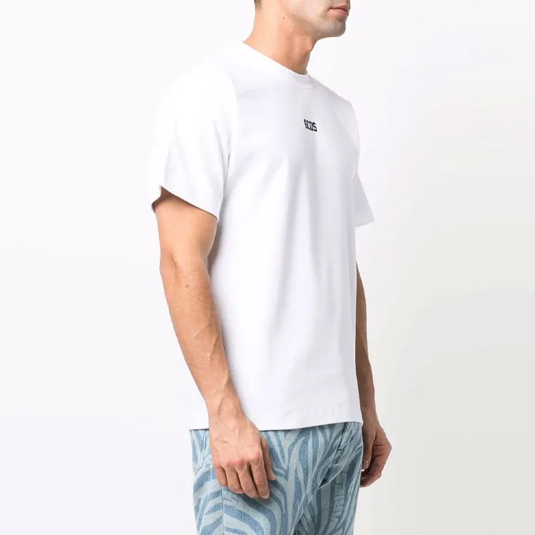 GCDS Logo Detailed Crewneck T Shirt-2