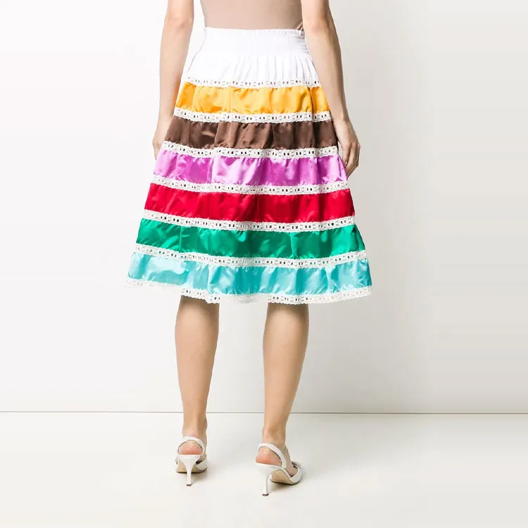 PRADA Casual Long Skirts Women's Multicolor-2
