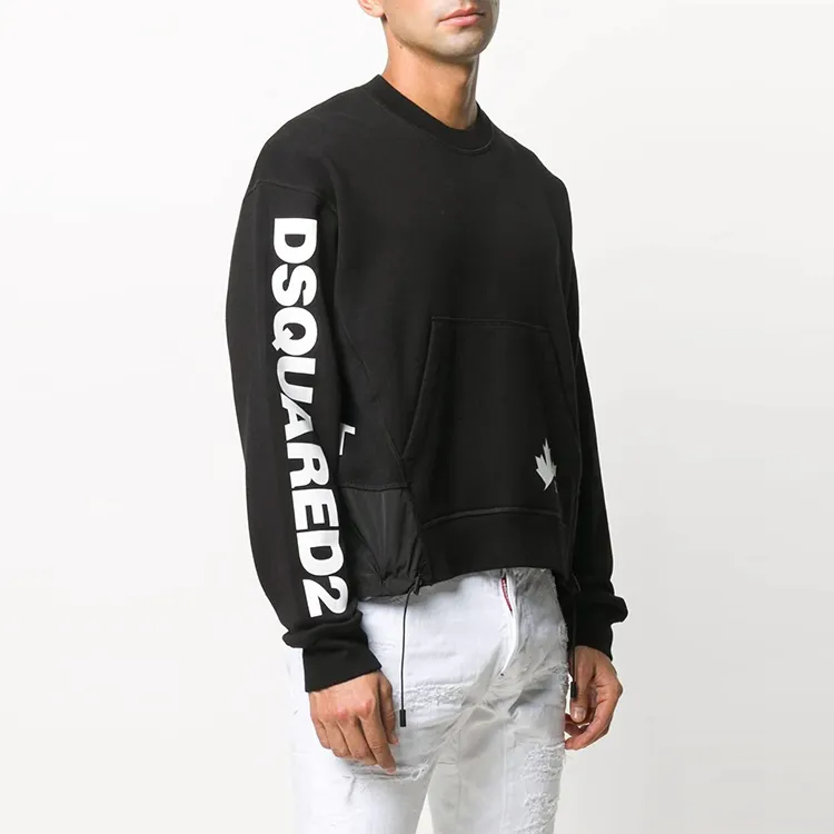 DSQUARED 2 Maple Leaf Logo print Sweatshirt-3