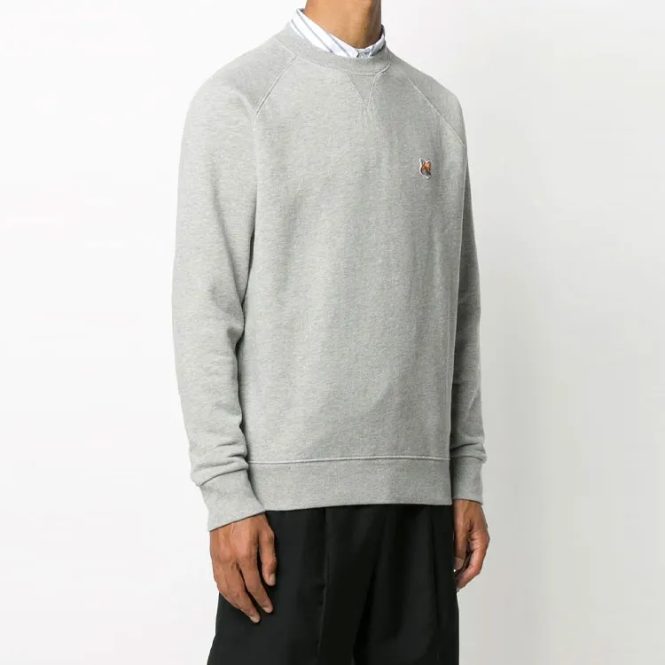 Maison Kitsune Grey Fox Head Sweater-2