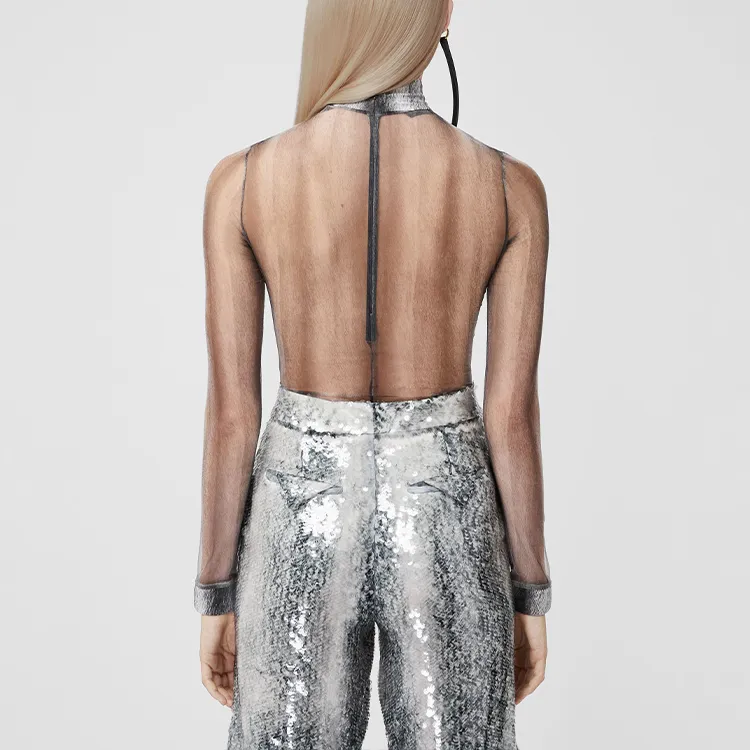 Burberry Bodysuits Women's Silver-1