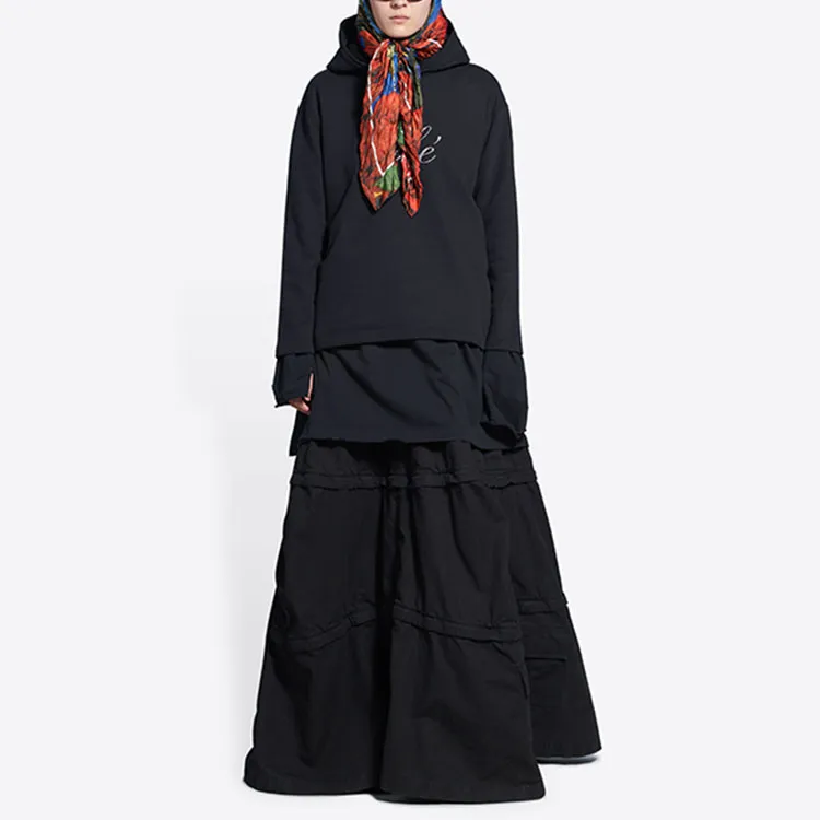 Balenciaga SS22 Sweatshirt Regular Fit Women's Black-4
