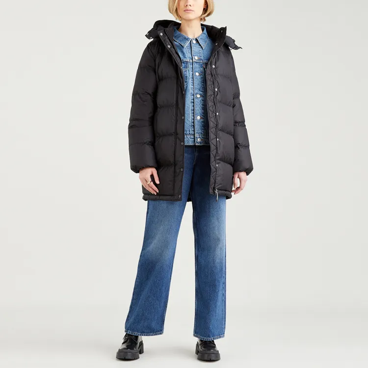 Levi's Down Jacket Women's Black-2