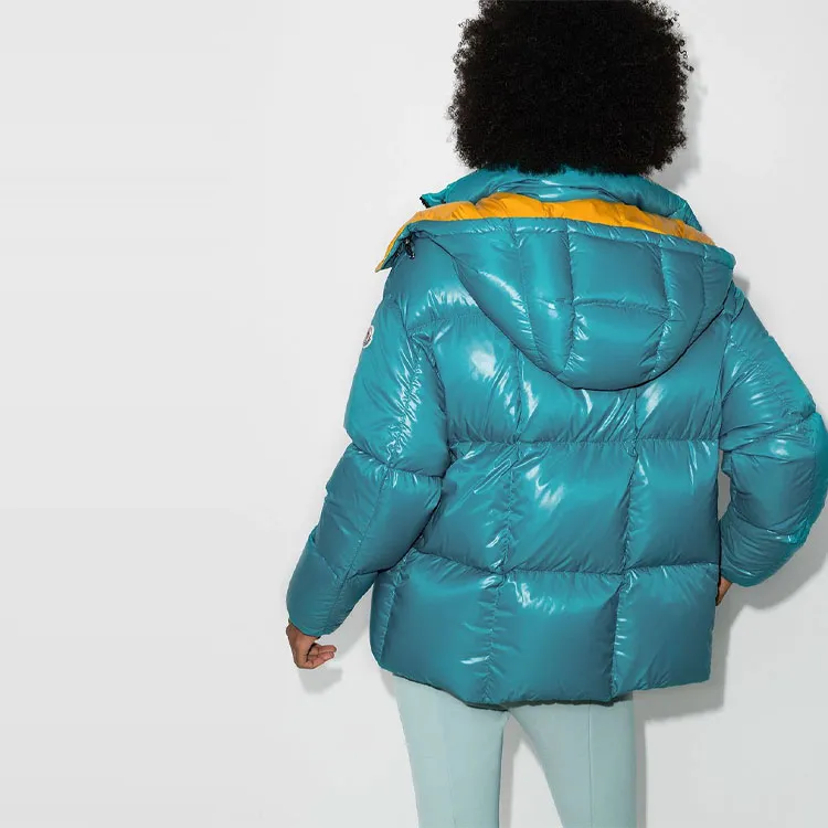 Moncler Parana Series Down Jacket Winter Women's Turquoise-2
