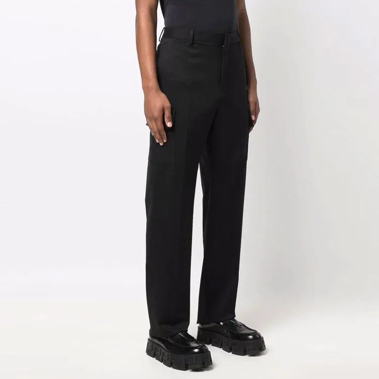 Valentino Cargo Pants Men's Black-2