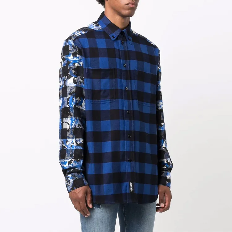 VERSACE VERSACE Shirt Men's Blue-3