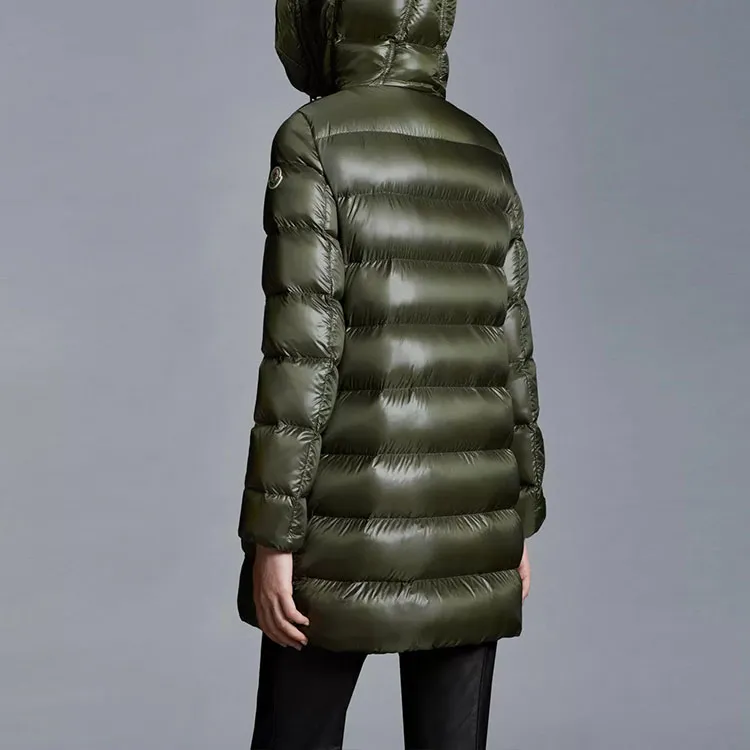 Moncler Suyen Series Down Jackets Women's Green-2