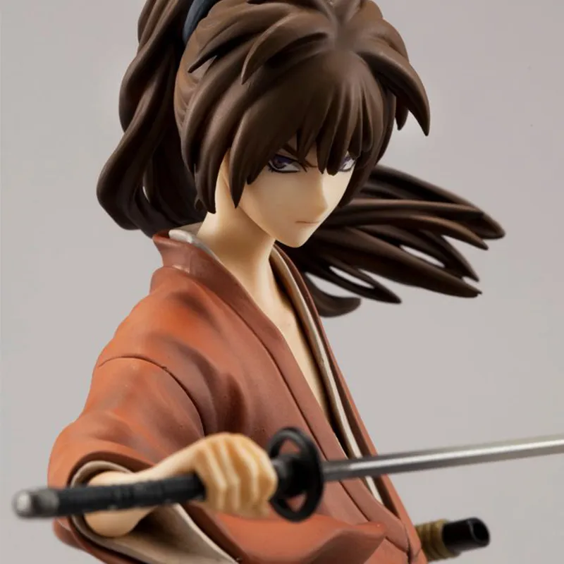 MegaHouse Kenshin Himura G.e.m Rurouni Kenshin Sepia Color 19.3cm Scale Figures-2
