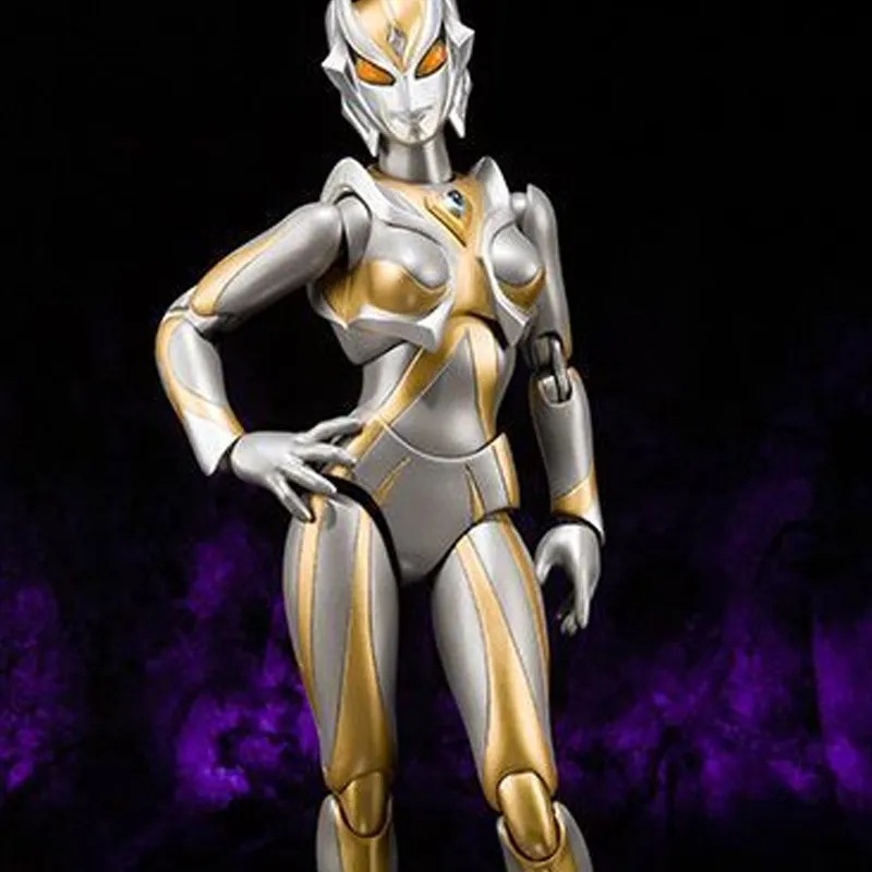 BANDAI Ultraman Tiga Soul Limited Ultra Act Final Battle, Sparkling Digimon & Camilla, Set 16cm Action Figures-4
