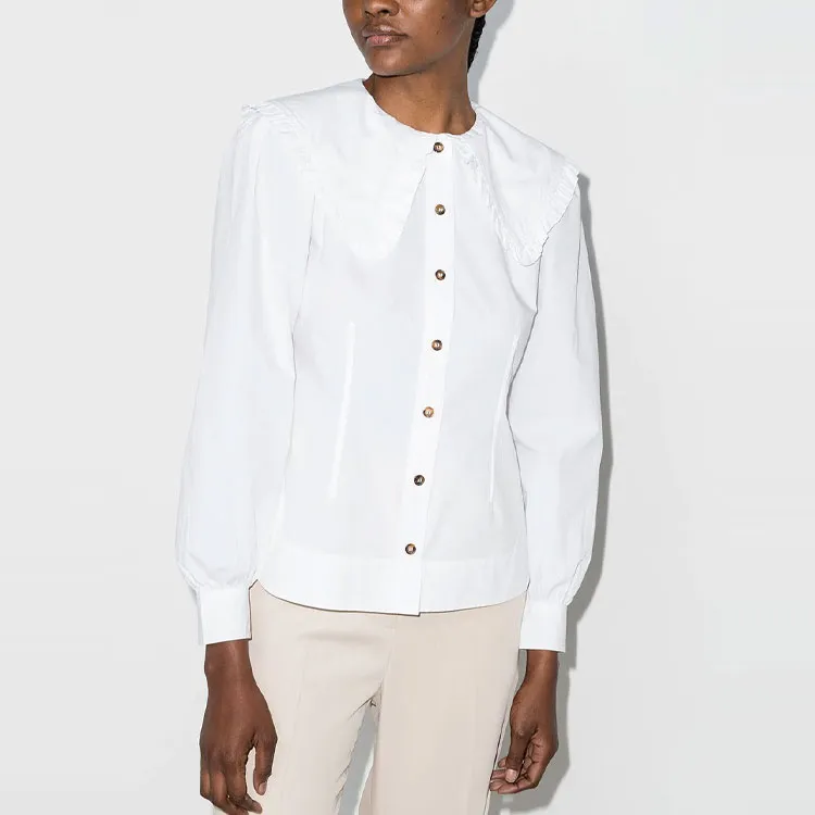 GANNI Shirts Women's White-2