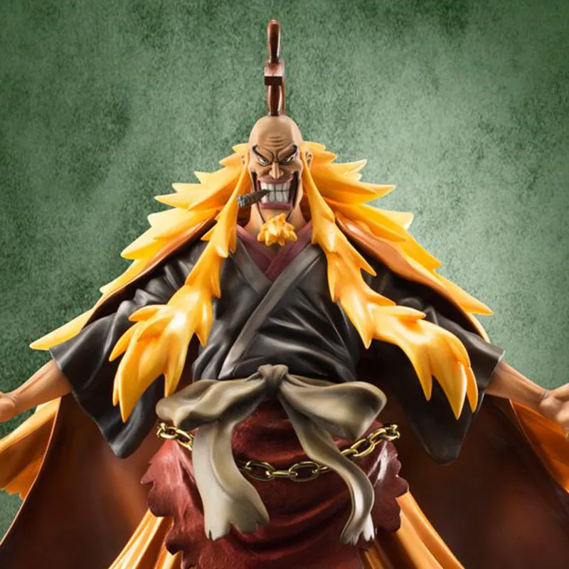 MegaHouse One Piece Character P.o.p One Piece Se Maximum Gold Lion Shiki Scale Figures-2