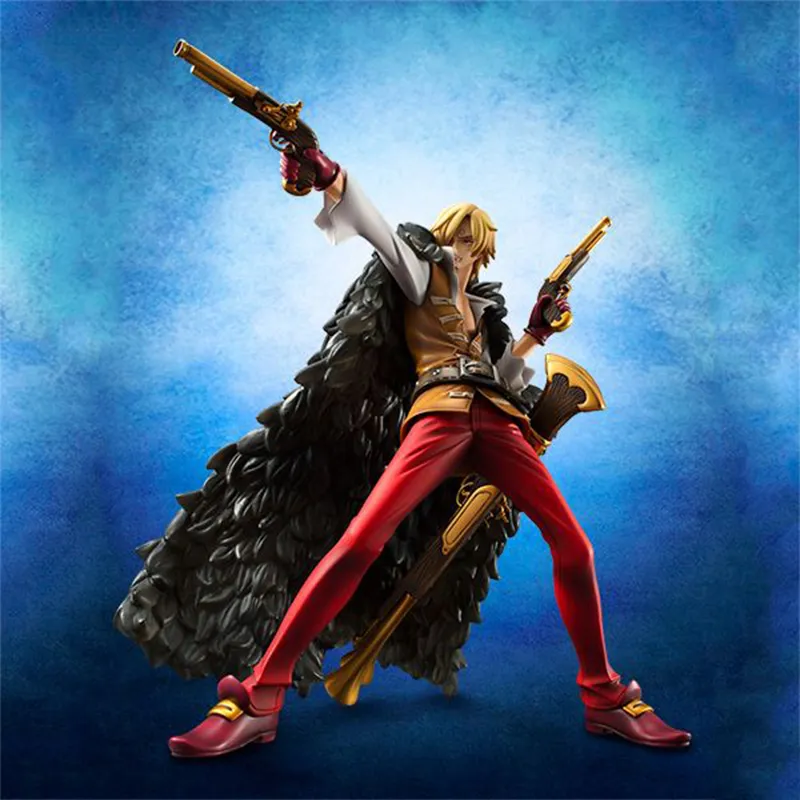 MegaHouse Sanji Pop One Piece Edition Shanks Scale Figures 23cm-2