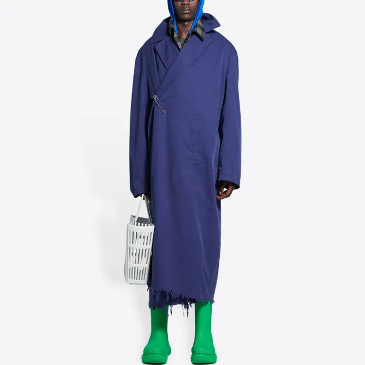 Balenciaga SS23 Trench Coat Men's Blue-2