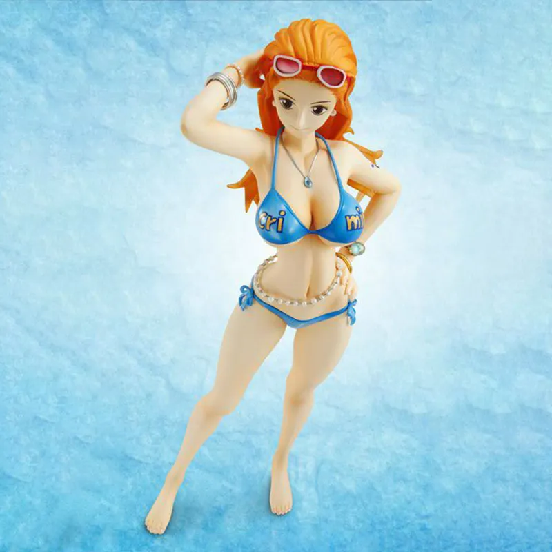 MegaHouse One Piece POP Nami Crimin Swimsuit Ver. Scale Figures 22cm-2