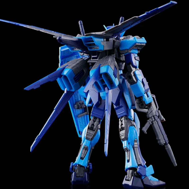 BANDAI RG Mobile Suit Gundam RX 78 2 Gundam & Strike Gundam Set Gundam World Comparison Color Scheme Model Kits 13cm-4