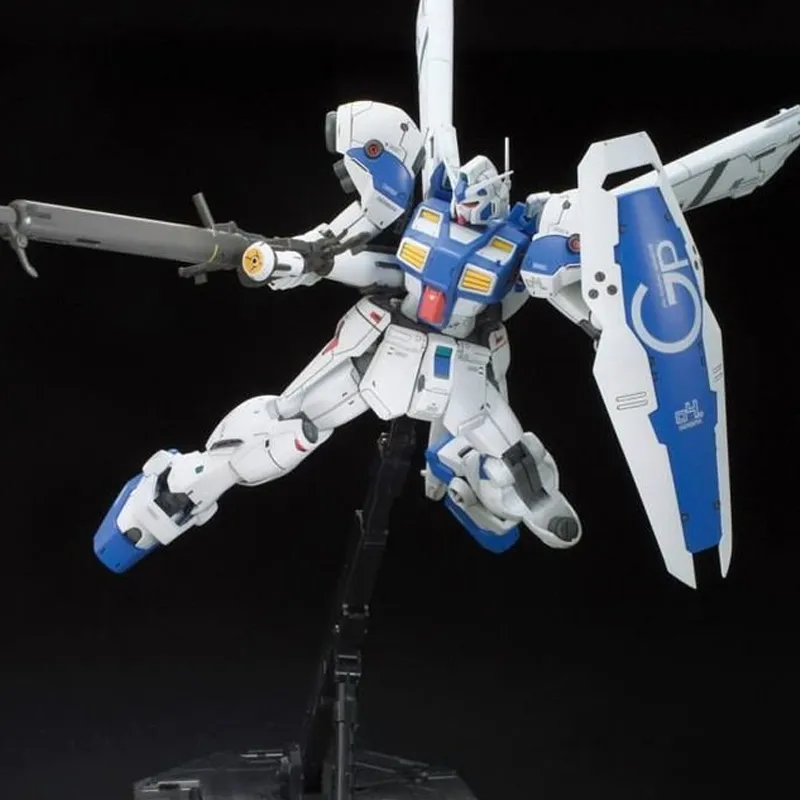 BANDAI RE 1/100 Mobile Suit Gundam 00 83 Stars' Memories GP04 Gundam Model Kits 18cm-3