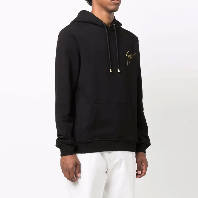 Giuseppe Zanotti Embroidered Logo Drawstring Hoodie-2