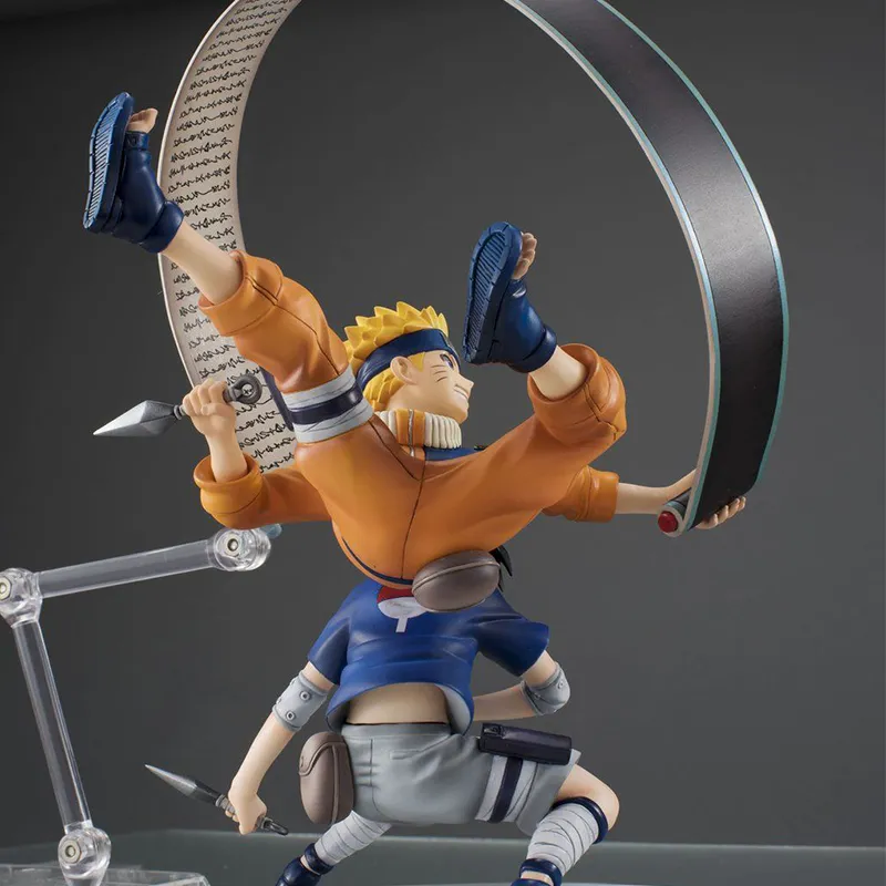 MegaHouse Naruto Uzumaki G.e.m. Naruto The Path Of The Wind Sasuke Uchiha & Scale Figures 15cm-2