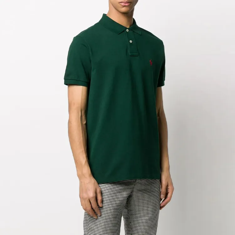 Polo Ralph Lauren Logo Embroidered Short Sleeved Polo Shirt-5
