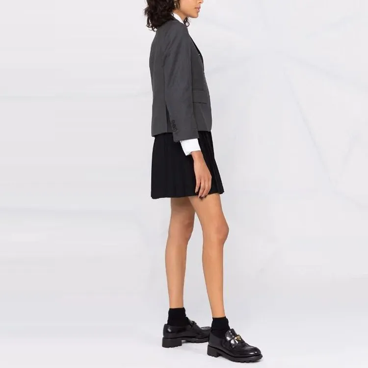 THOM BROWNE Cropped Single breasted Blazer-3