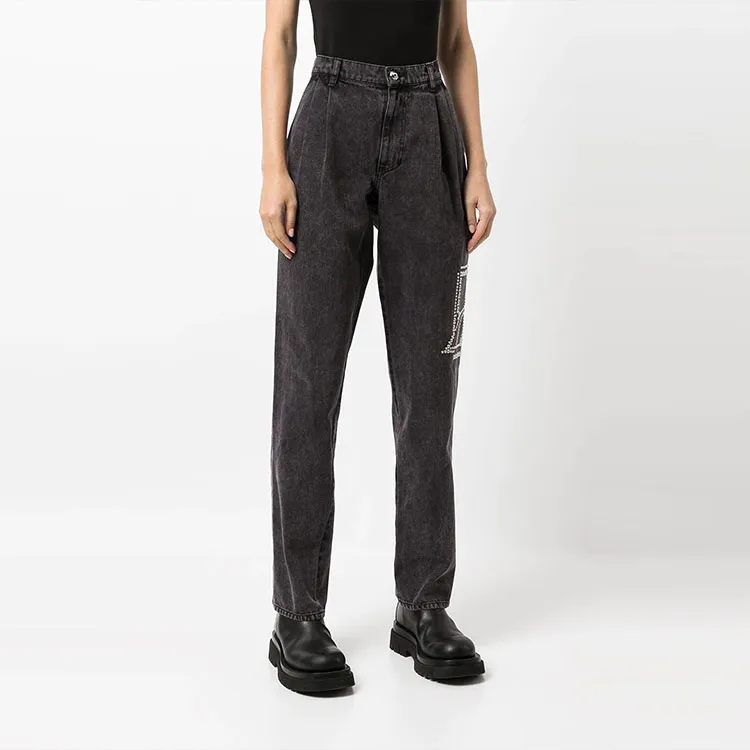 WE11DONE Jeans Women's Black-3