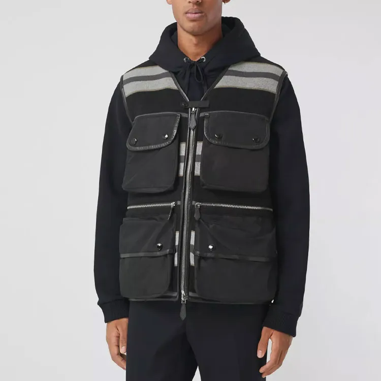 Burberry Vests Men Black-3