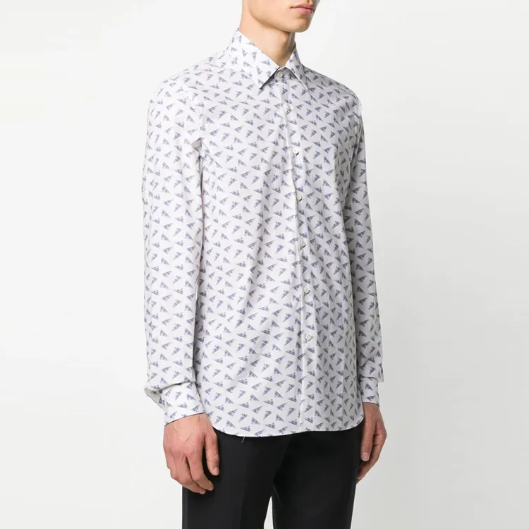 PRADA Shirts Men White-2