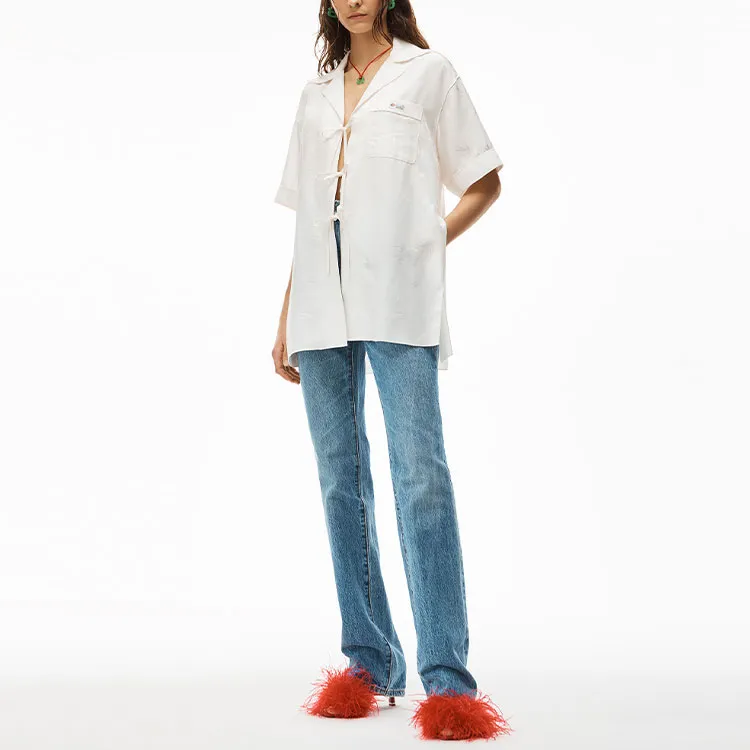Alexander Wang Jacquard Pajama style Shirt-2