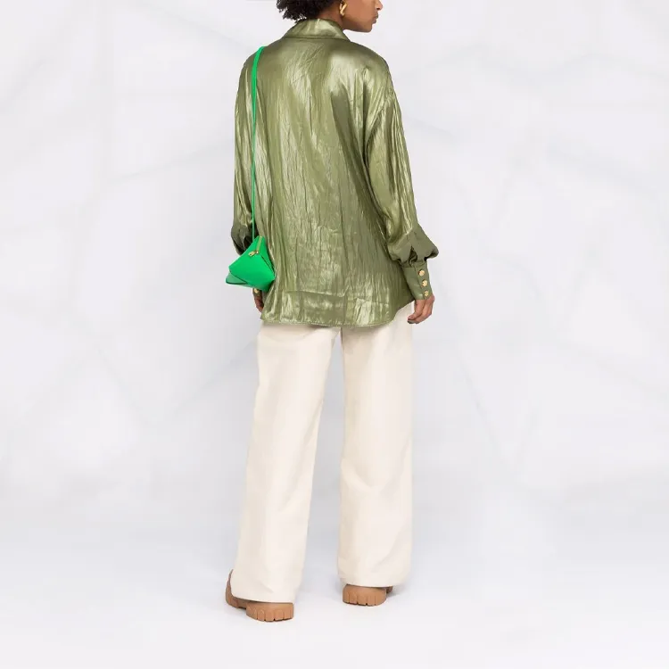 BALMAIN Shirts Women's Green-1