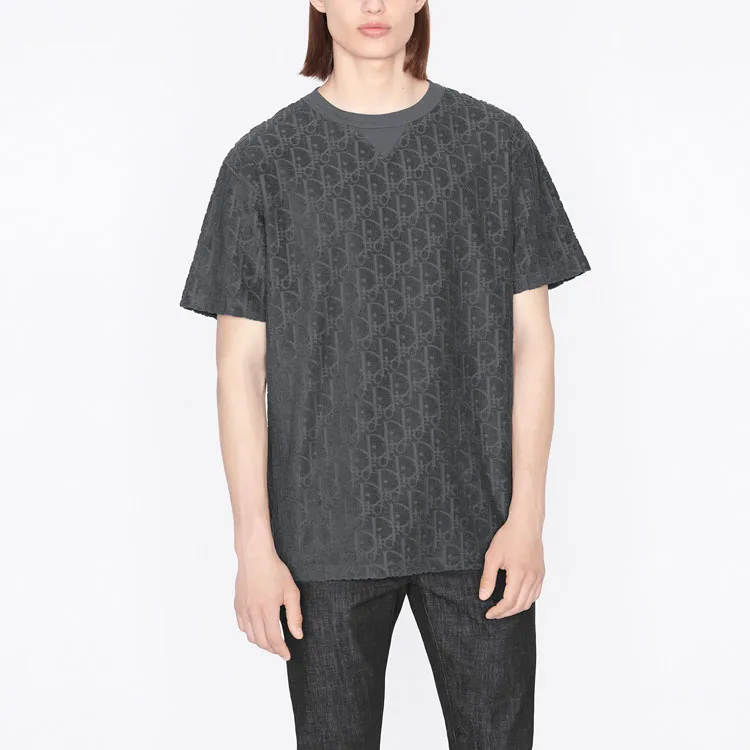 DIOR Quarterly New Products T-Shirts Men Gray-5