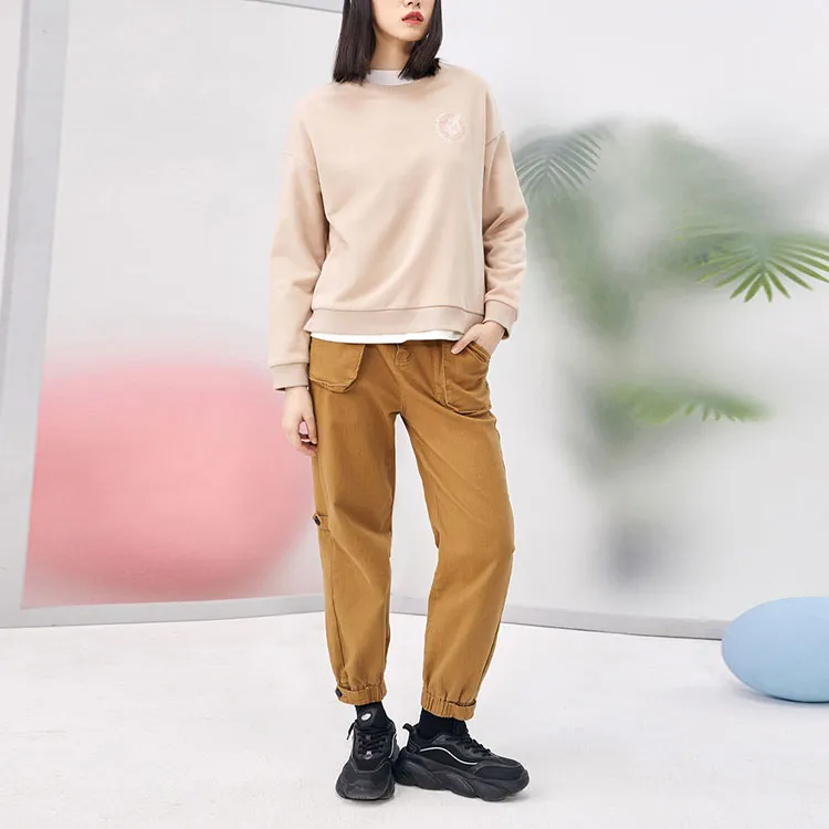 ANTA Life Collection Sweatshirts Women's Light Taupe Gray-2