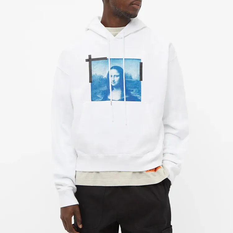 OFF WHITE Taped Mona Lisa Over Hoodie-1