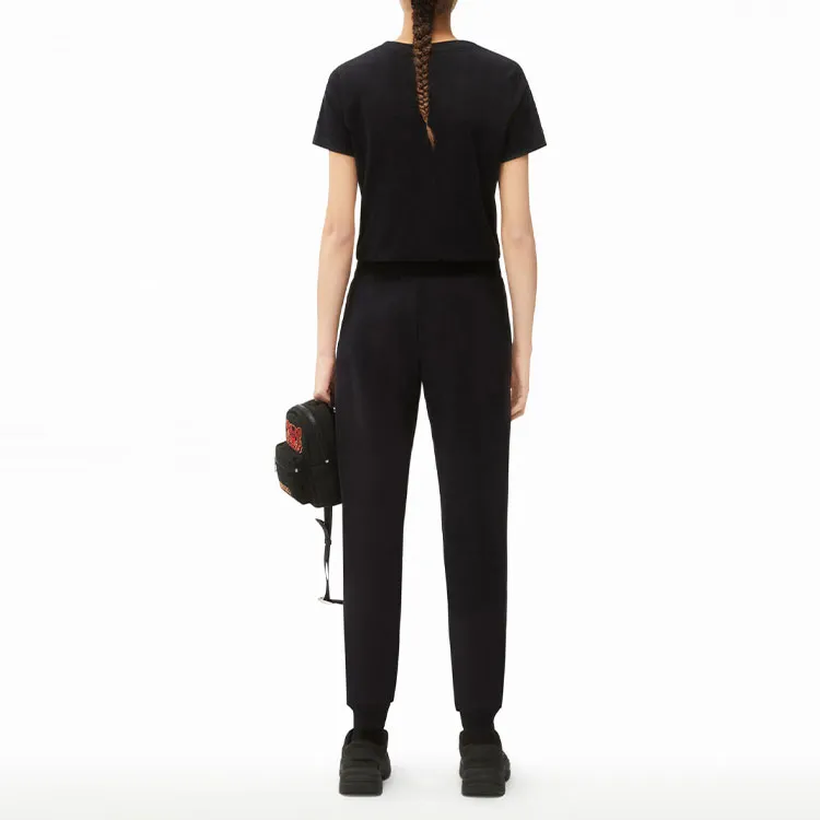 KENZO SS22 Knitted Sports Pants Women's Black-4