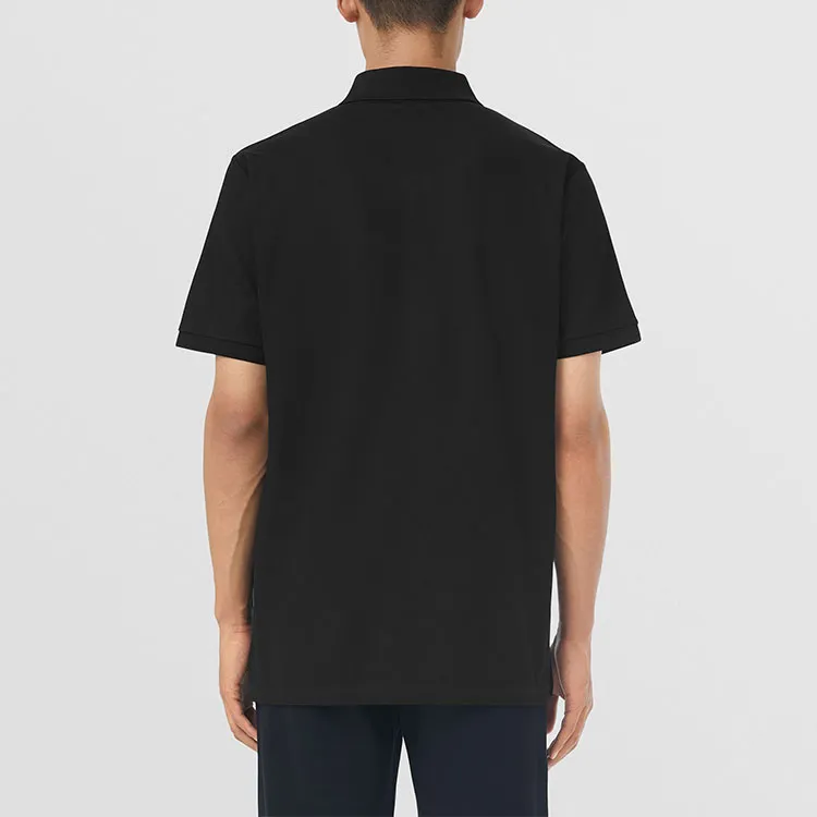 Burberry Polo Shirts Men Black-2