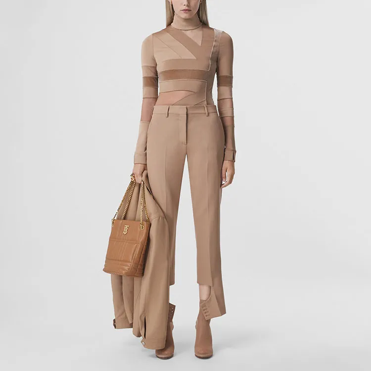 Burberry Union Jack Flag Print Bodysuit 'Dark Biscuit'-1