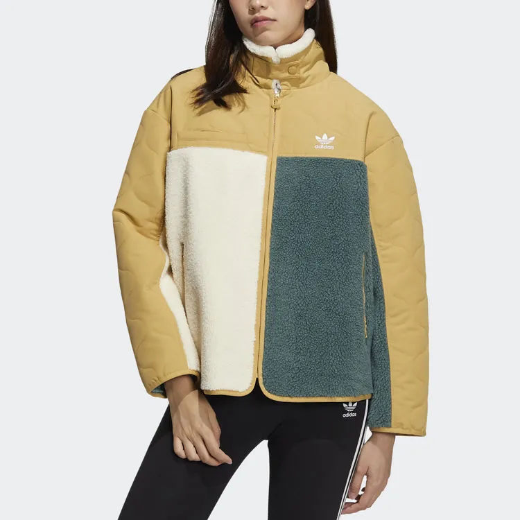 Adidas Originals Puffer Jacket Winter Women's Gold-2