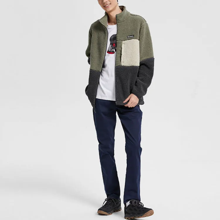 Columbia Velvet Jackets Men Green-2