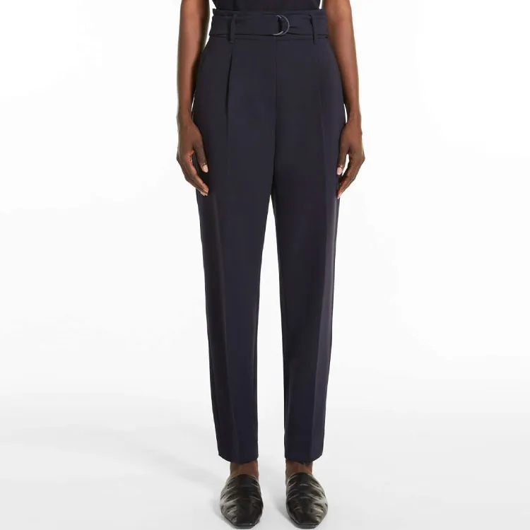 MaxMara Studio Business Suit Women's Marine Dark Blue-2