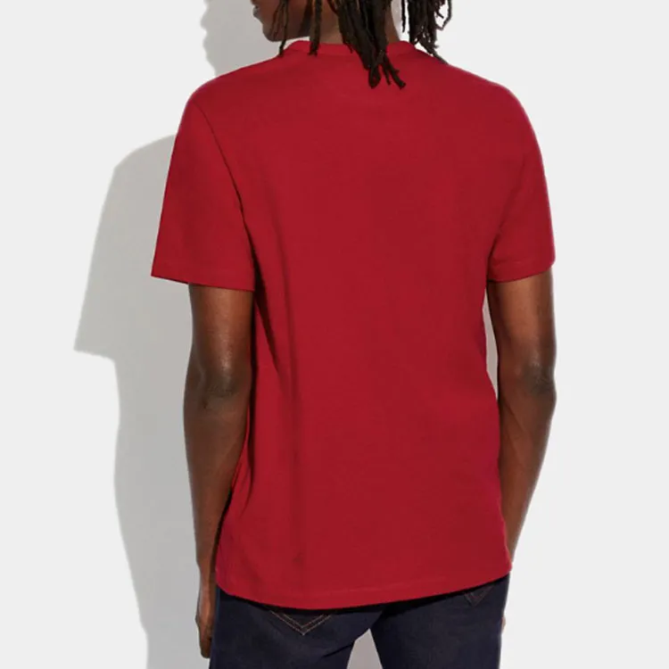 COACH T-Shirts Men Red-2