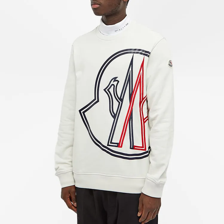 Moncler Sweatshirts Men White-2