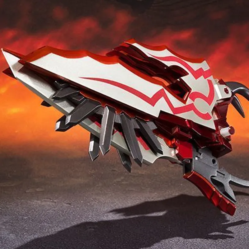 BANDAI Super Alloy Overall Monster Hunter G Class Transform Rathalos Assembled Models 15cm-3