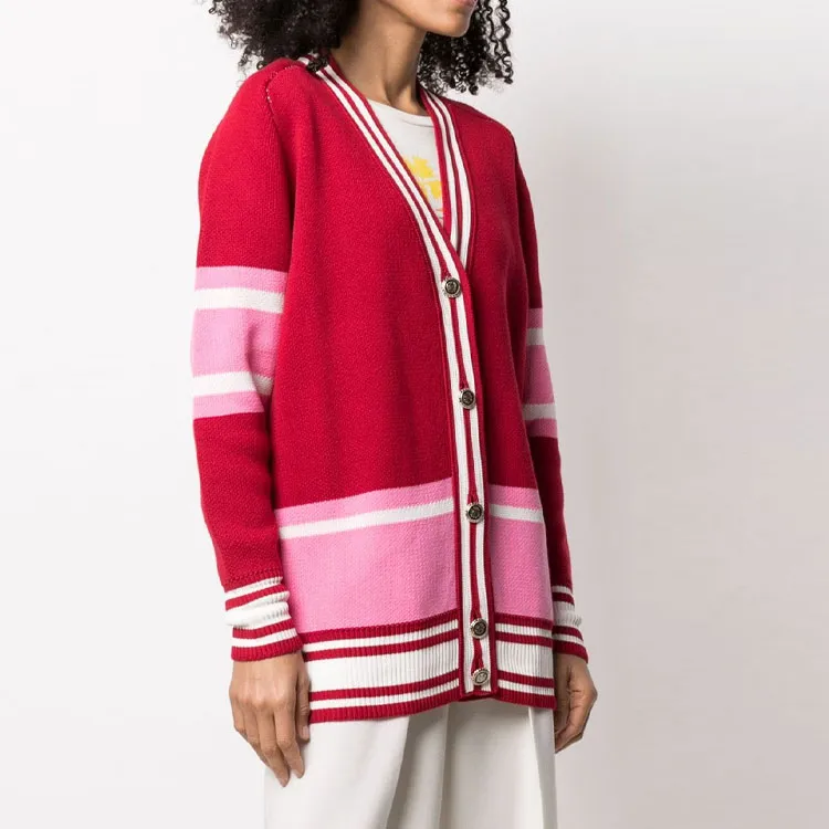 Golden Goose Loose Fit Knitwear Women's Red-2