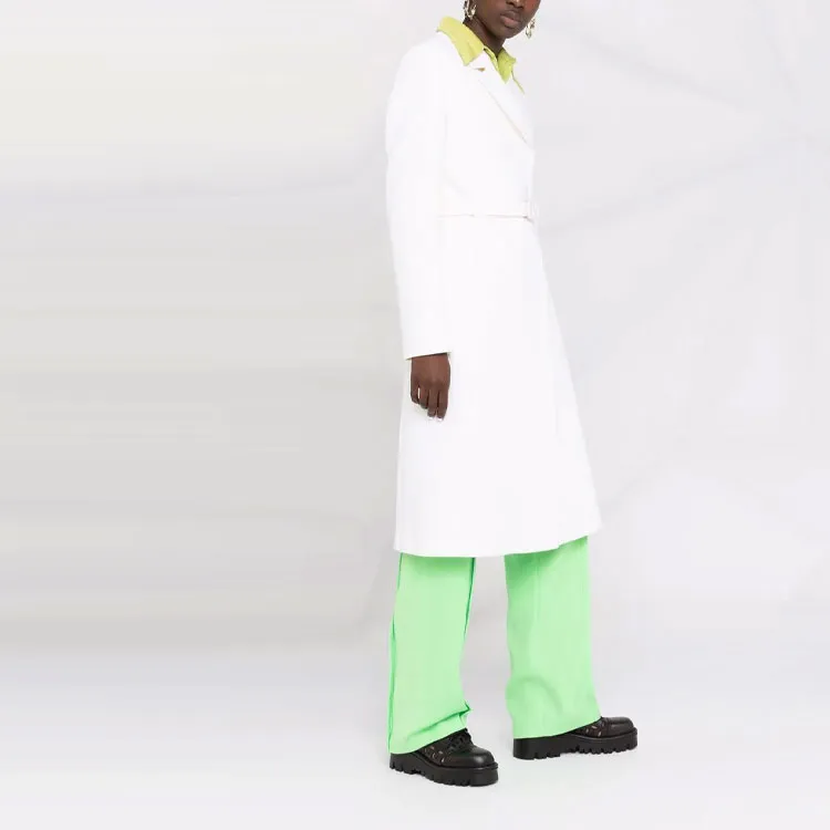 Valentino Trench Coats Women's White-4