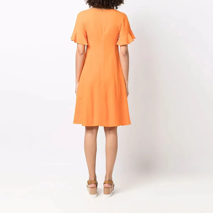 Stella McCartney Cut Out V Neck Midi Dress-2