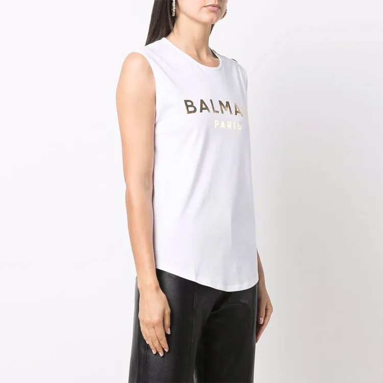 BALMAIN SS22 Camisole Women's White-3