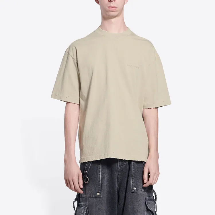 Balenciaga SS22 T Shirt Men's Beige-2
