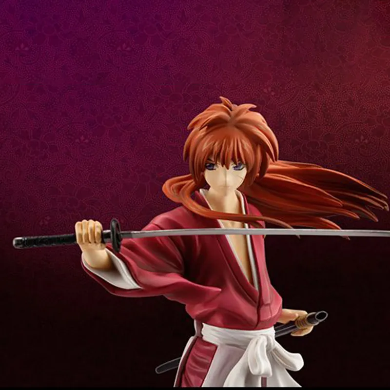 MegaHouse Kenshin Himura Gem Rurouni Kenshin Meiji Swordsman Romantic Tale Scale Figures 21cm-2