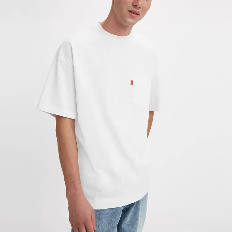 Beams X Levis T Shirts Men White-2