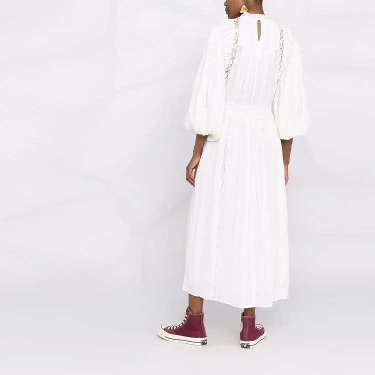 ISABEL MARANT Long-Sleeved Dresses Women's White-2