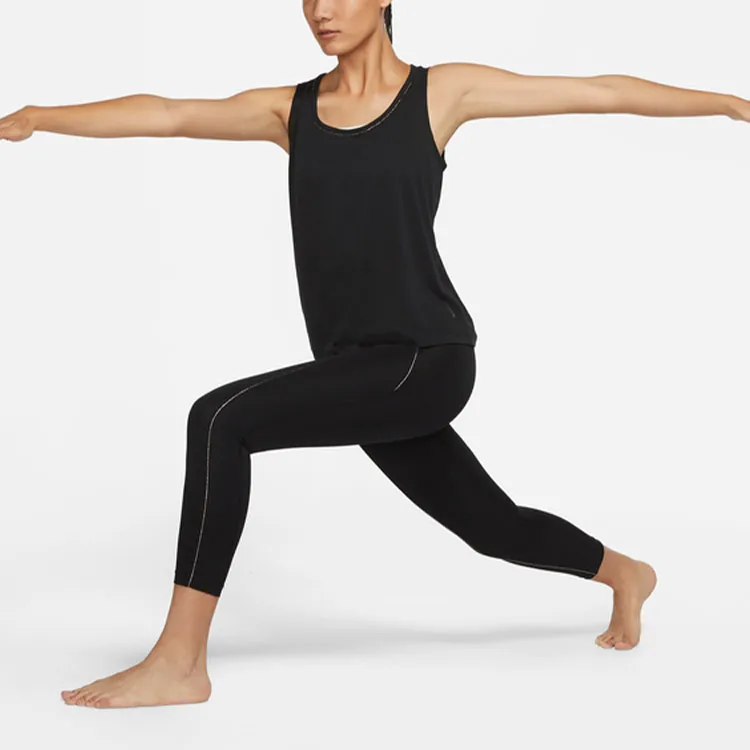 Nike Dri Fit Sleeveless Sports Shirts Women's Black-2